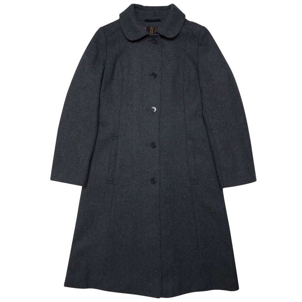 MISSTEX (Finland) Boiled Wool A-Line Dress Coat